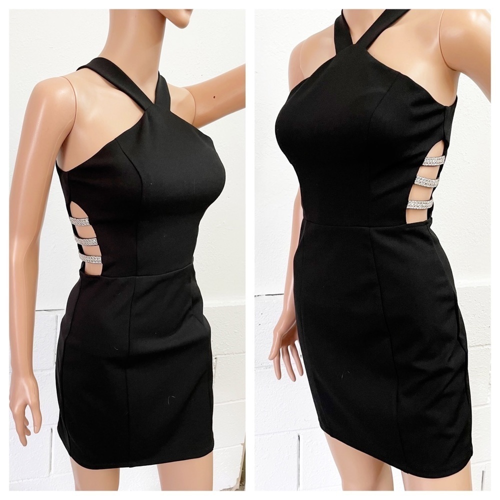 Speechless Juniors Formal Black Dress